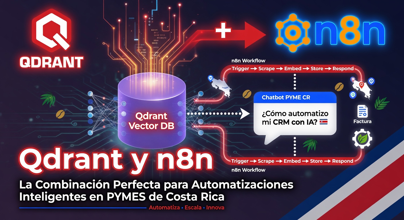 Qdrant y n8n: La Combinación Perfecta para Automatizaciones Inteligentes en PYMES de Costa Rica