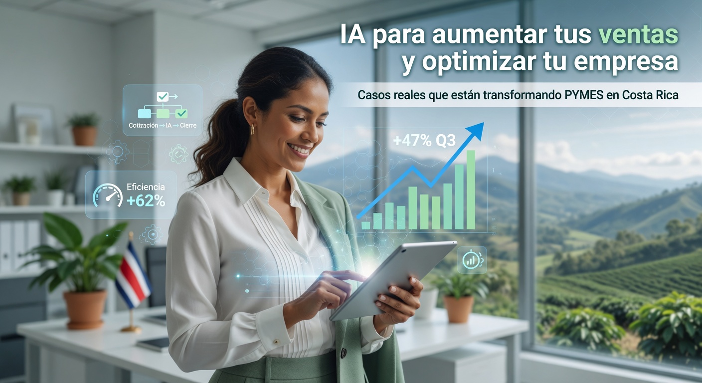 Casos de software IA para ventas y operaciones en PYMES costarricenses